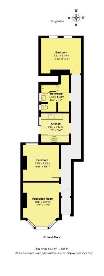 Beautifully Modern 2-bed W/garden * London